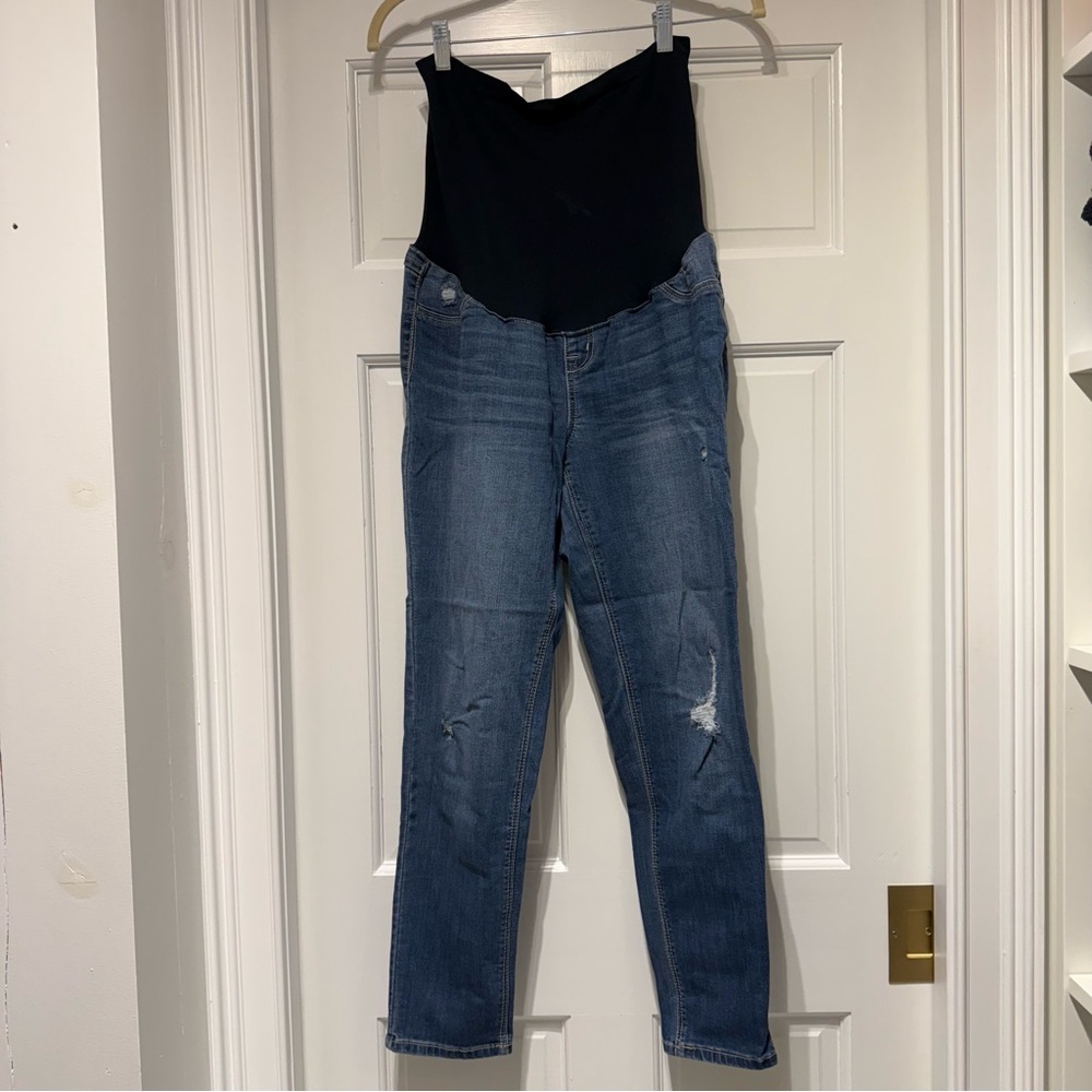 1822 Denim Women's Distressed Maternity Jeans Size 31